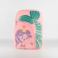 Mochila Sirena De Dibujos Animados Color Rosa